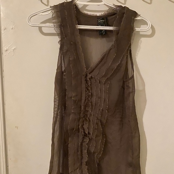 Guess Ruffles Blouse/Top - Picture 3 of 5